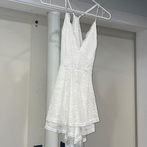 Windsor White Lace Romper